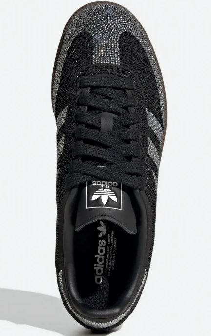 Adidas Samba OG Women's Sneaker – Rhinestone Black / Silver IH9052
