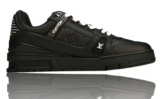 Louis Vuitton x Tyler, The Creator Trainer Low 'Monogram Black Embossed'
