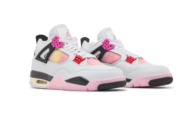 Air Jordan 4 Retro 'Comic' – Off-White / Pink / Lavender