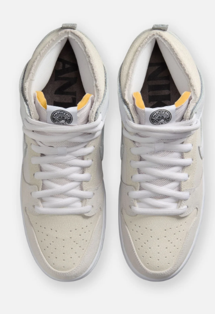 Nike SB x Anti-Hero Dunk High 'White Black' - Men's Shoe