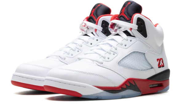 Air Jordan 5 'Fire Red / Black Tongue' 2025 – HQ7978-101