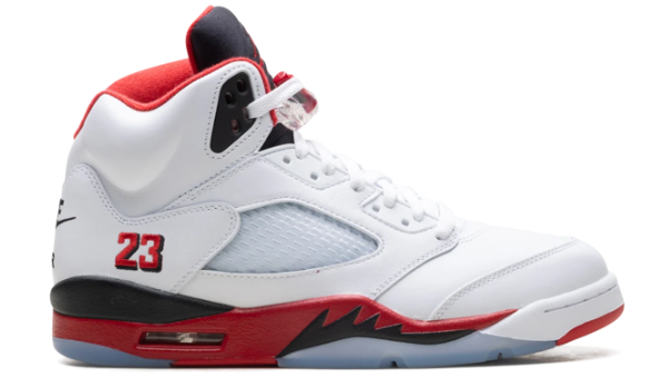 Air Jordan 5 'Fire Red / Black Tongue' 2025 – HQ7978-101