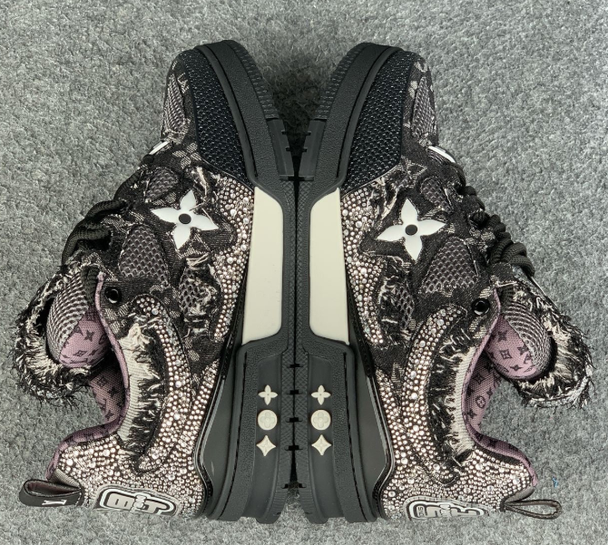 Louis Vuitton LV Skate Sneaker 'Black Swarovski Monogram'