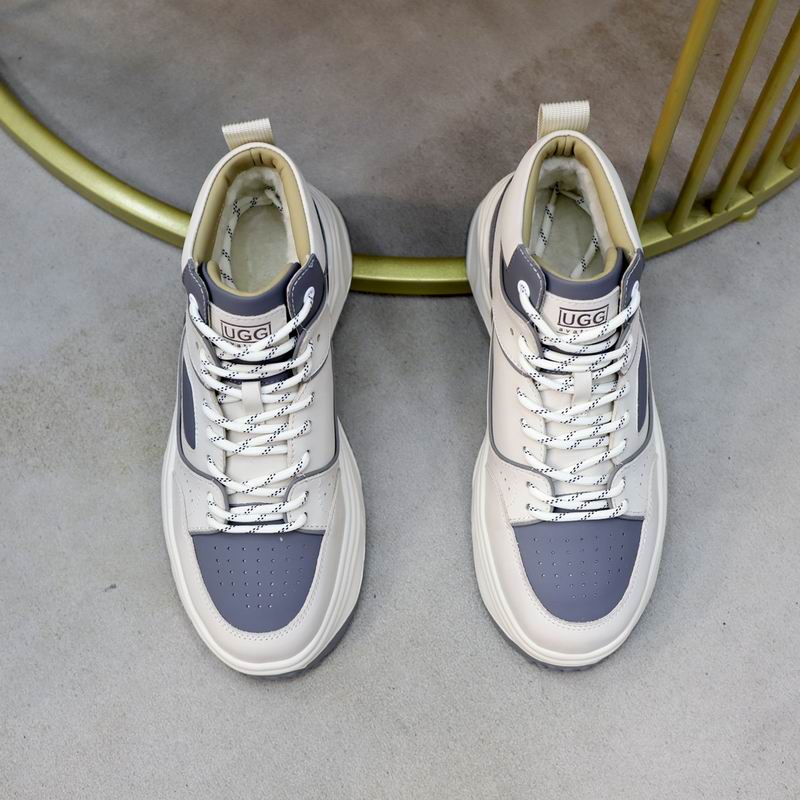 UGG Men's High-Top Sneaker Boot – White/Grey