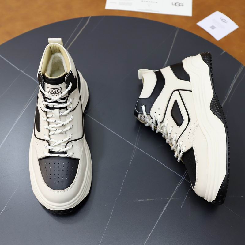 UGG Men's High-Top Sneaker Boot – White/Black