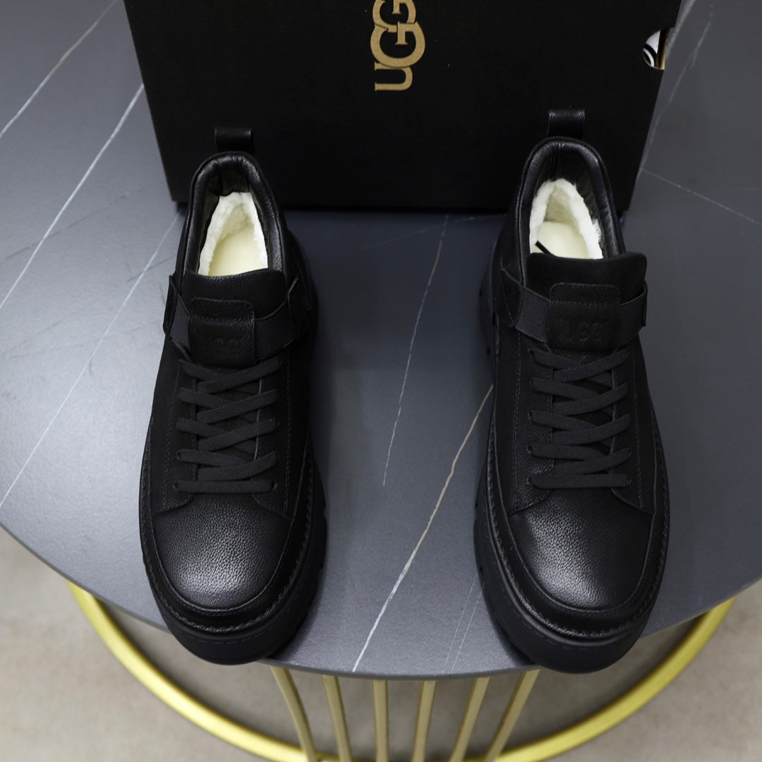 UGG Men’s High-Top Boot – Triple Black Leather | EU 39–44