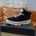 UGG Men's Classic High-Top Boot – Black Suede & Cream | EU 39–44
