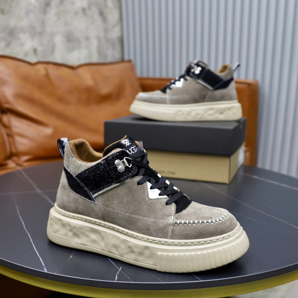 UGG Men's High-Top Sneaker – Grey Suede & Black | EU 39–44