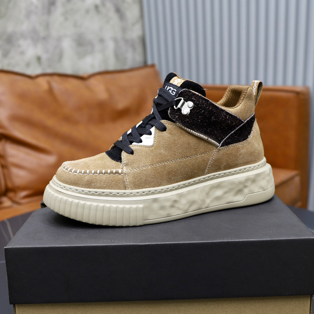 UGG Men's High-Top Sneaker – Tan Suede & Black | EU 39–44
