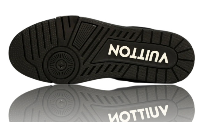 Louis Vuitton x Tyler, The Creator Trainer Low 'Monogram Black Embossed'