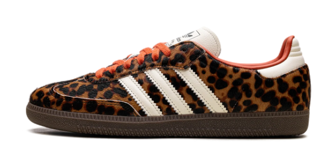 Adidas Samba OG WMNS 'Leopard' - Cream Orange | JI2734