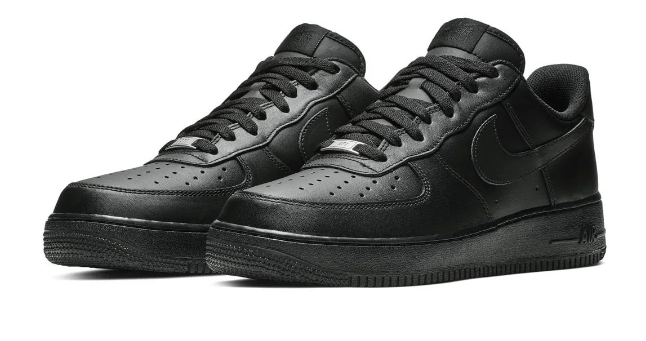 Nike Air Force 1 '07 'Triple Black' - Men's Shoe