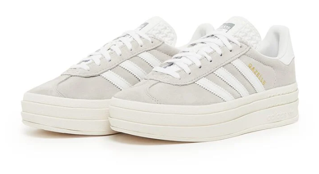 Adidas Gazelle Bold Women's Sneaker – Grey White HQ6893