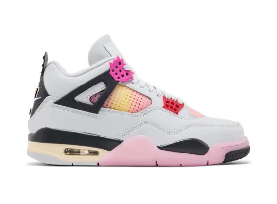 Air Jordan 4 Retro 'Comic' – Off-White / Pink / Lavender