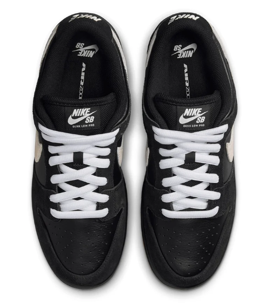 Nike SB Dunk Low Pro 'Black White' - Men's Shoe